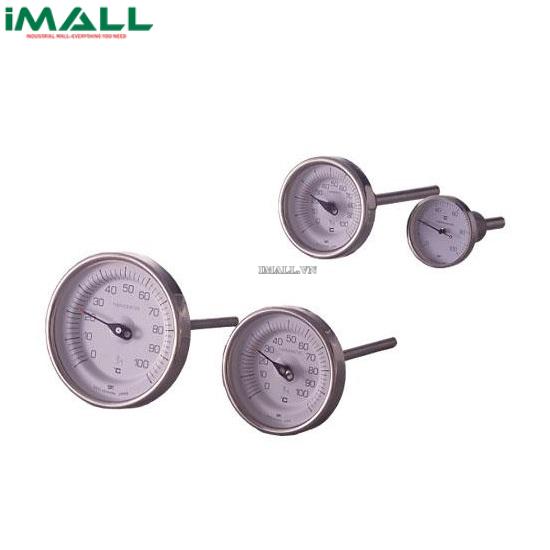 Đồng hồ đo nhiệt độ lưỡng kim skSATO BM-T-90S (2490-B, Đường kính mặt 90mm)