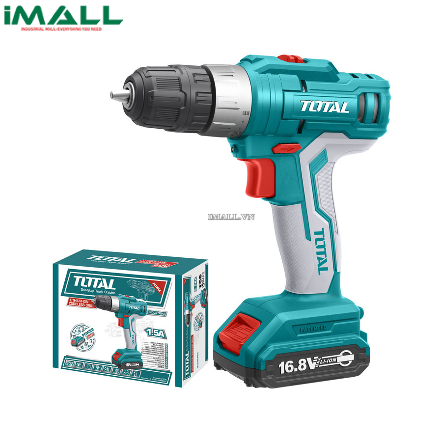 Máy khoan vặn vít dùng pin (16.8V) Total TDLI1611