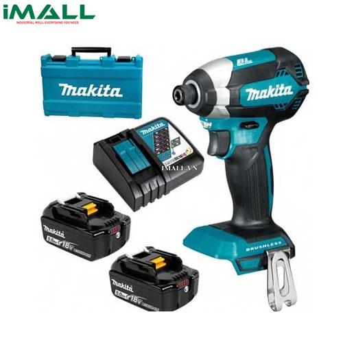 Máy khoan vặn vít dùng pin Makita DTD153RTE (18V:5Ah)