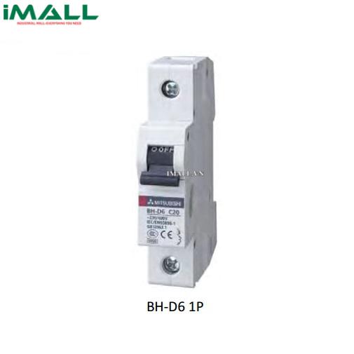 MCB Mitsubishi BH-D6 1PN (10A 6kA C N)