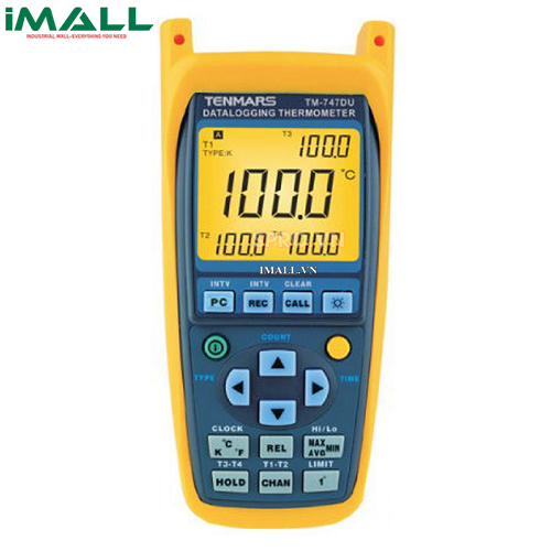 Máy đo nhiệt độ, độ ẩm TENMARS TM-747DU ( -100 ° C~1700 ° C, 5 loại đo)