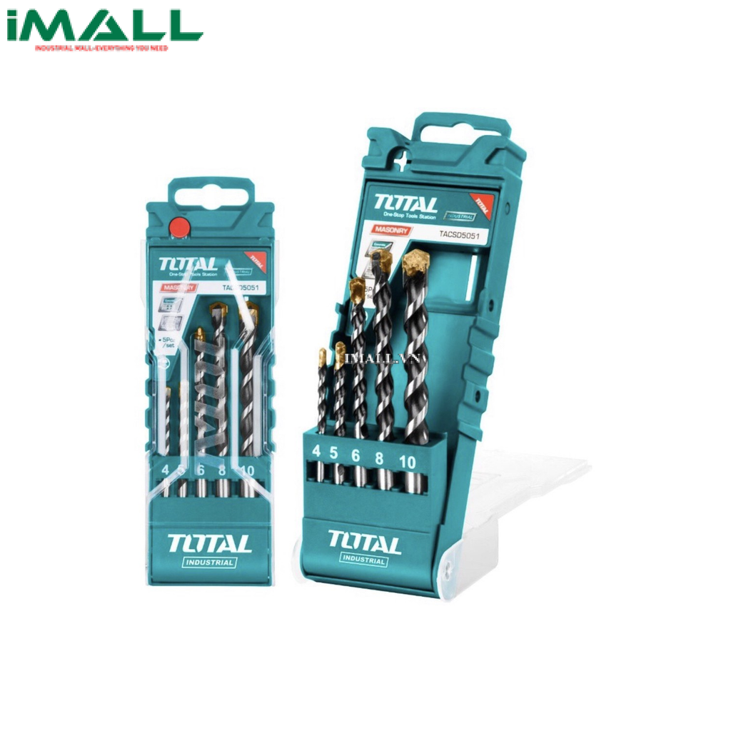 Bộ mũi khoan bê tông 5 chi tiết Total TACSD5051