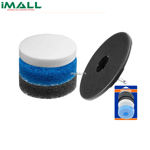 Bộ 4 miếng chà sàn và đế tròn 3.5" Wadfow WND4406