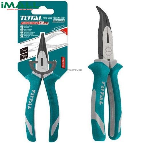 Kìm nhọn mũi cong (6") Total THT24616