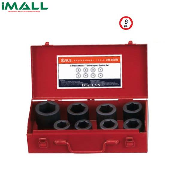 Bộ Khẩu Dùng Cho Súng 1'' GENIUS CM-808M (8 Chiếc 22mm~38mm)