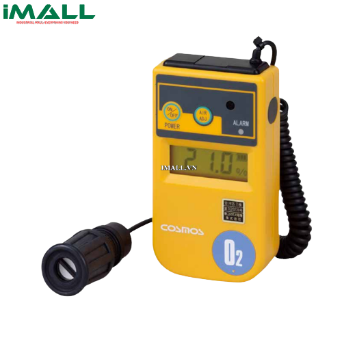 Máy đo khí Oxy (O2) Cosmos XO-326IIsB-V (Cáp cảm biến xoăn 1m, cảnh báo rung)