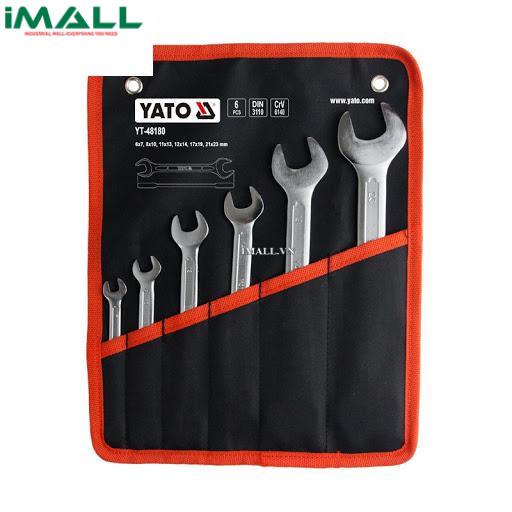 Bộ cờ lê 2 đầu miệng 6 chi tiết Yato YT-48180