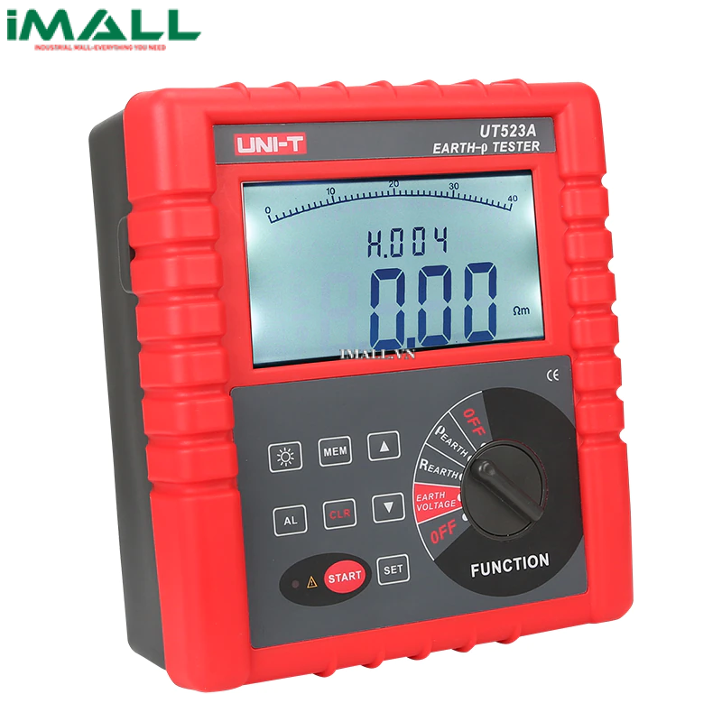 UNI-T UT523A Earth Resistance Soil Resistivity Tester (4 wires)
