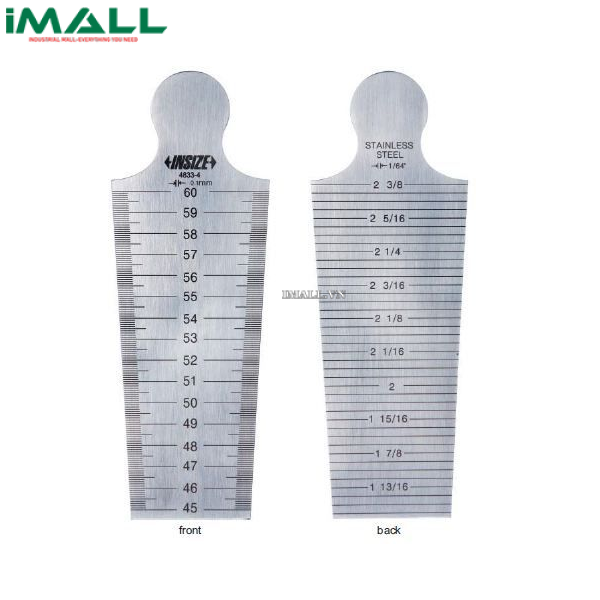 Thước đo khe hở INSIZE 4833-4 (45〜60mm)