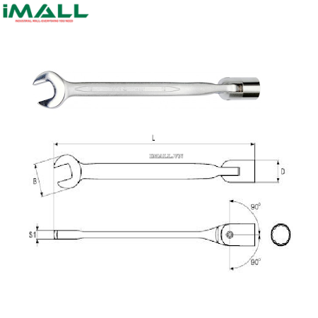 Cờ lê miệng điếu Yato YT-4951 (10mm)