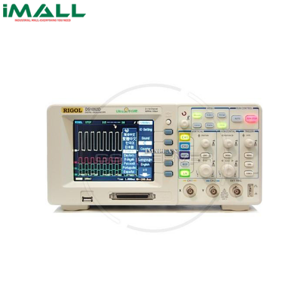 Máy hiện sóng số Rigol DS1052D (50MHZ có phân tích logic 16 kênh)
