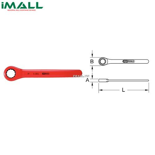 Cờ lê tròng cách điện KS Tools 117.4230 (34 mm)