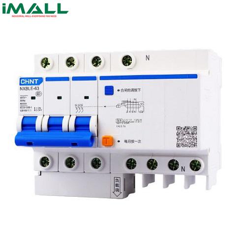 RCBO Chint NXBLE-63 50A 3P+N 30mA 6kA
