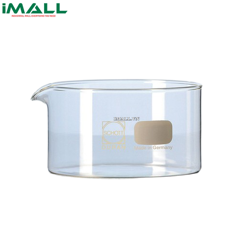 Chậu thủy tinh, đường kính 80mm, cao 45mm, 150ml, không mỏ Duran 213134104