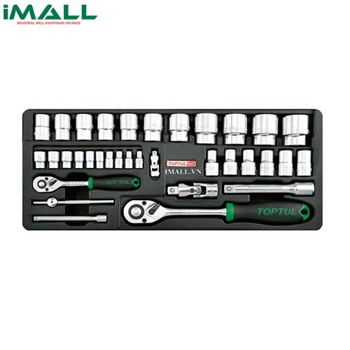 Bộ tuýp 1/2" & 1/4" 34 chi tiết Toptul GCAT3402