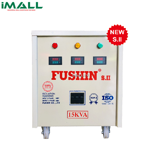 Biến áp cách ly 3P 380V/380V 20KVA-Dây đồng 100% Fushin S.IICC3P-20K(38/38)