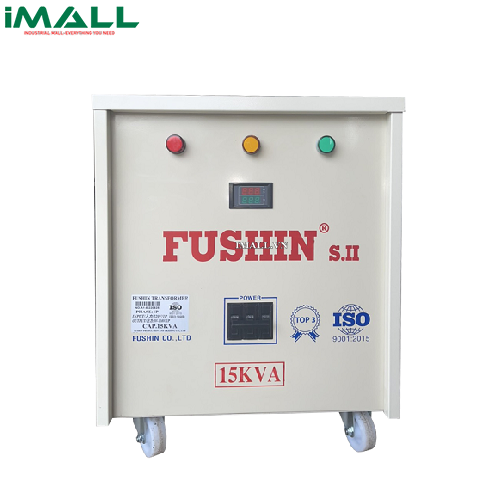 Biến áp tự ngẫu 1P 220V/110V 15KVA-Dây Đồng Fushin BCU1P-15K