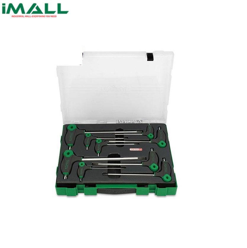 Bộ chìa chữ L đầu bi 9 món TOPTUL GZC09040 (T10~T50)