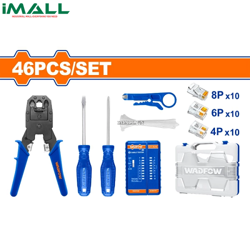 Bộ 46 món dụng cụ sửa chữa viễn thông Wadfow WHS2B46