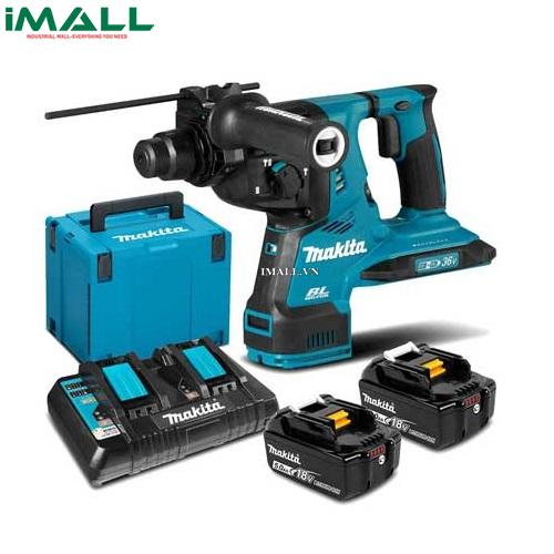 Máy khoan bê tông dùng pin Makita DHR282PT2J (28mm) (18Vx2)