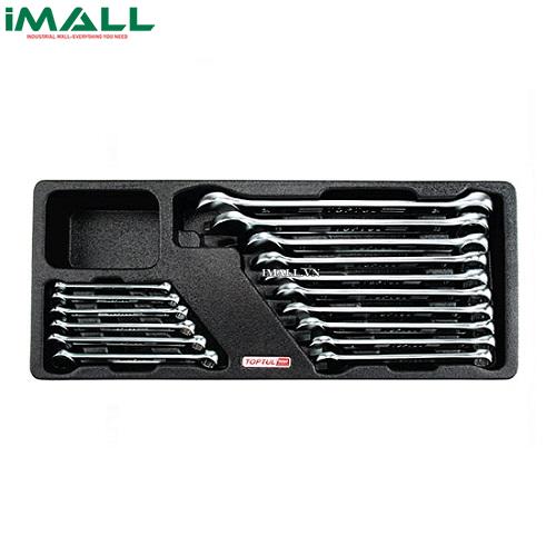 Bộ cờ lê vòng mở 15 độ 16 chi tiết (AAEX size: 6~24mm) TOPTUL GAAT1604