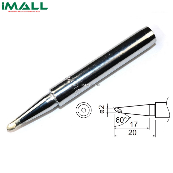 Đầu típ dùng cho máy hàn thiếc HAKKO 980-T-BC