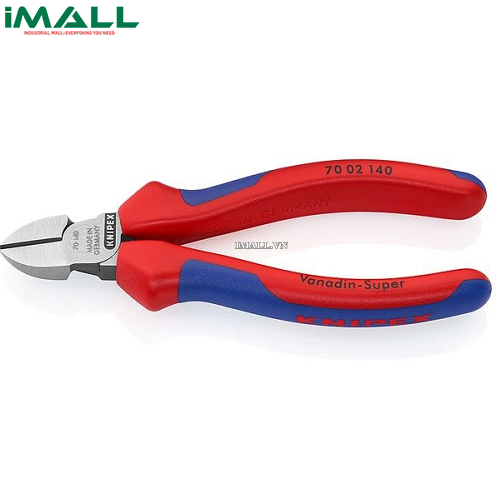Kìm Cắt Mũi Thon (140mm Cắt Thép Ø 2.5 mm) Knipex 70 02 140