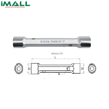 Cờ lê 2 đầu ống Yato YT-4920 (18x19mm)