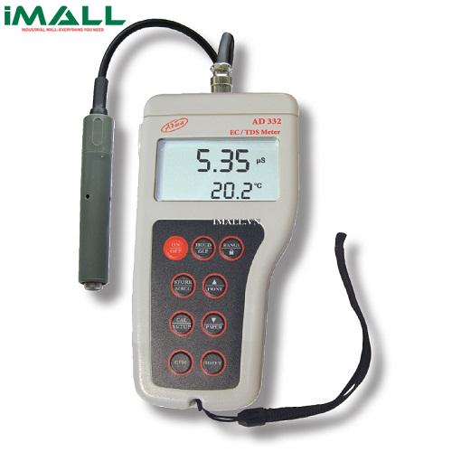 Máy đo EC/ TDS/ Nhiệt độ cầm tay ADWA AD332 (0.0~199.9 mS/cm, 0.0~100.0 ppt, -9.9~120.0 °C)