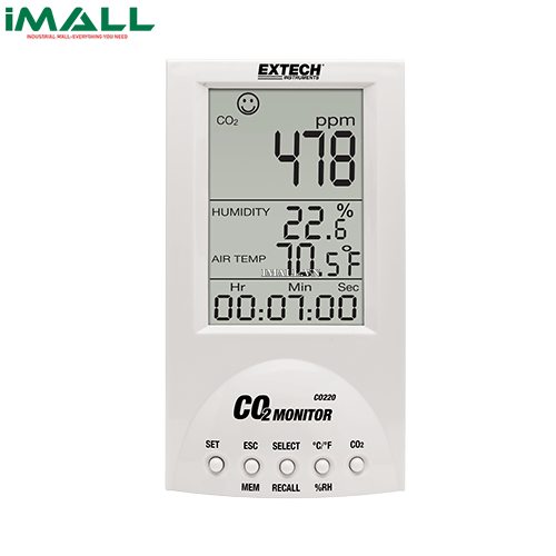 Máy đo CO2 trong nhà EXTECH CO220 (0~ 9999ppm/1ppm)
