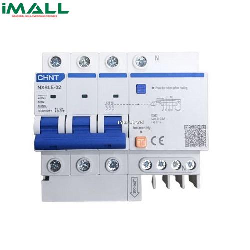 RCBO Chint NXBLE-32 10A 3P+N 30mA 6kA