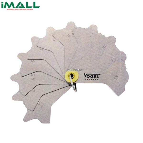 Thước đo mối hàn 12 lá VOGEL 474401 (3-12mm)
