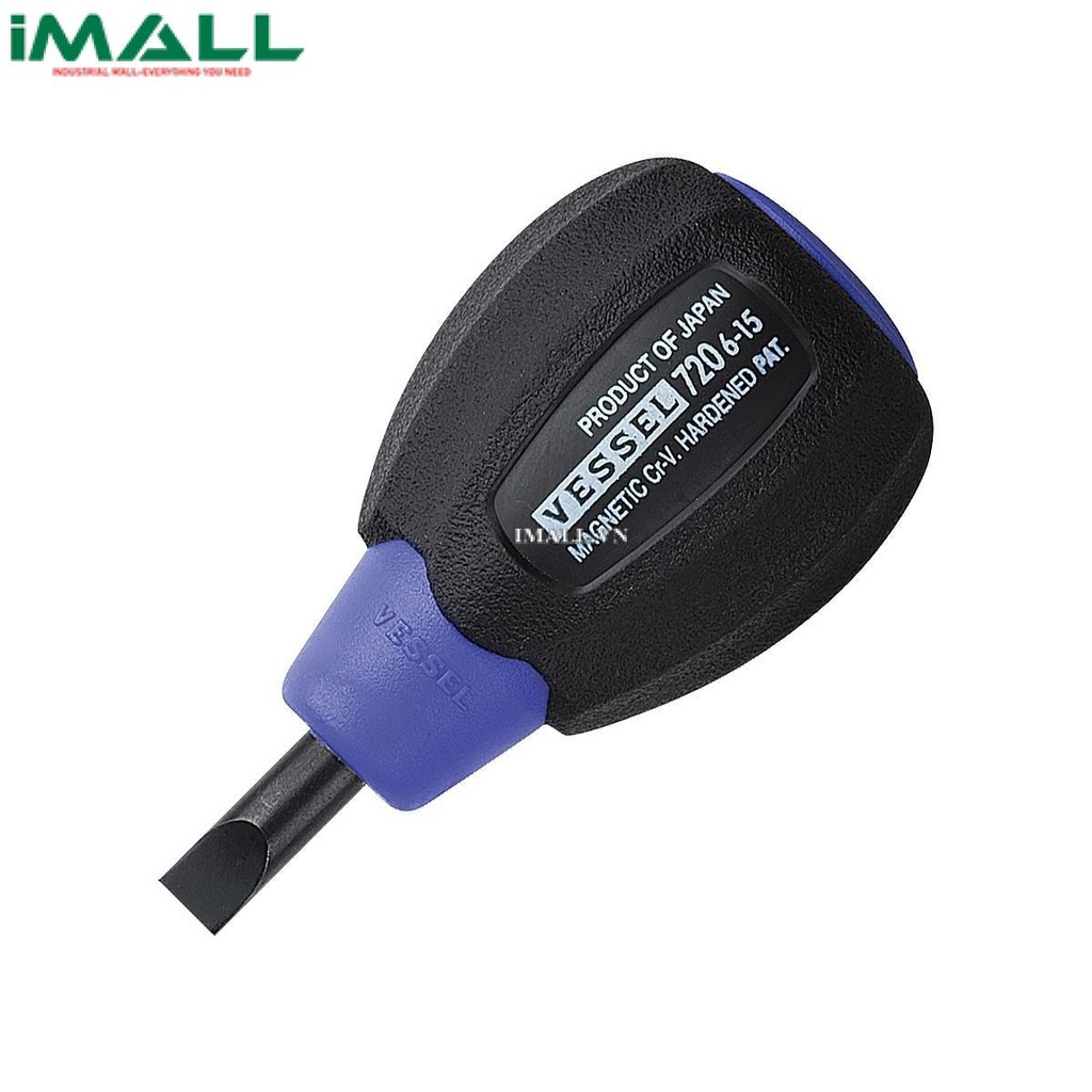 Tô vít 2 cạnh cán nhựa mềm Vessel 720 (6x15mm)