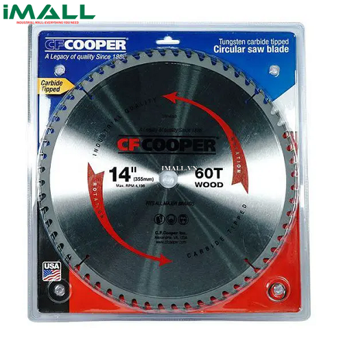 Lưỡi cưa gỗ 355mm x 60T CFCooper SW14060