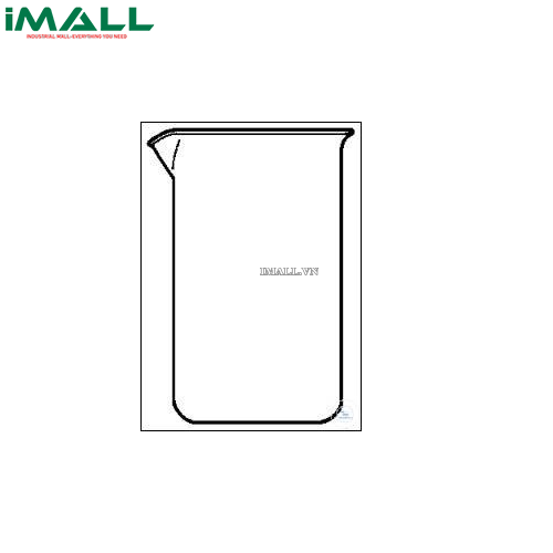 Cốc đong cao thành WITEG 8 601 800 (800ml)