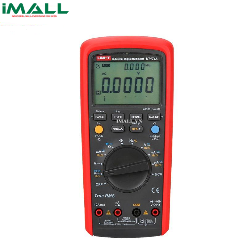 Đồng hồ vạn năng UNI-T UT171A (±0.25%,1000V,10A,True RMS)