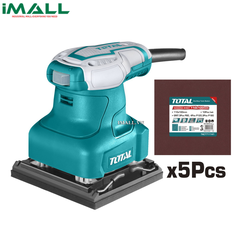 Máy chà nhám vuông Total TF2231106 (100x110mm)