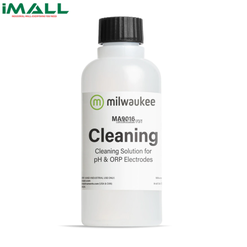 Dung dịch vệ sinh/làm sạch điện cực pH/ORP Milwaukee MA9016 (Chai 230 ml)