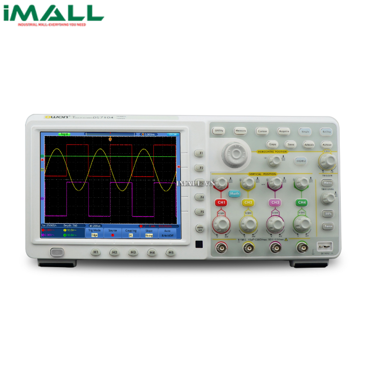 Máy hiện sóng số, màn hình cảm ứng OWON TDS8104 (100Mhz, 4 Ch, 2Gsa/s)