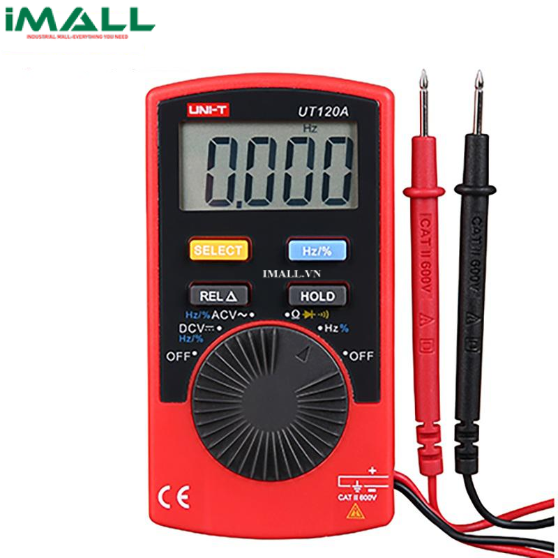 Đồng hồ vạn năng bỏ túi UNI-T UT120B (600V, 400mA, True RMS , ±0.8%)