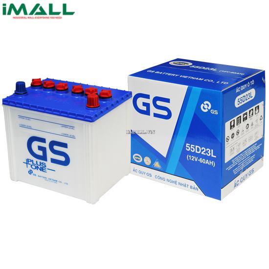 Bình ắc quy GS 55D23L (12V-60AH)