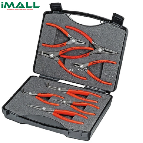Bộ Kìm Phe Mũi Gài Gồm 8 Chiếc Trong Hộp Nhựa Knipex SRZ 00 21 25