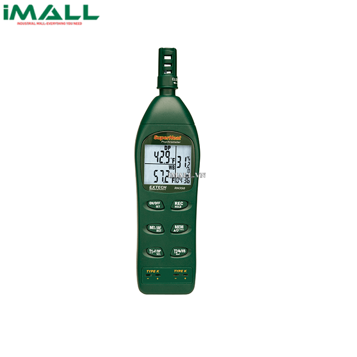 Máy đo nhiệt độ độ ẩm không khí Extech RH350 (2 kênh kiểu K)