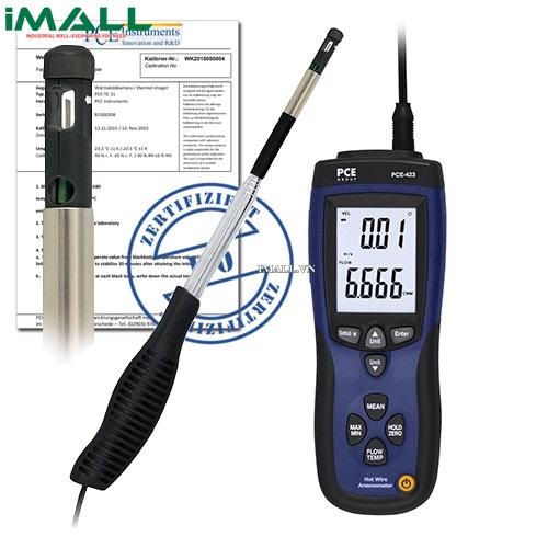 Thiết bị đo tốc độ gió/ nhiệt độ PCE-423-ICA