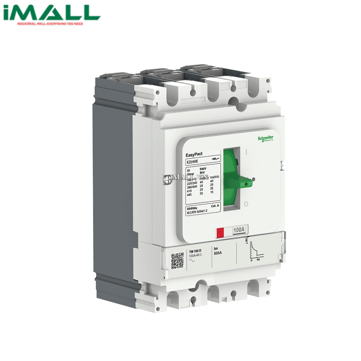 MCCB Schneider EZS100E4080 (80A 25kA 4P)
