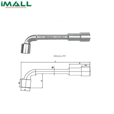 Cờ lê điếu chữ L 2 đầu lục giác Yato YT-1630 (10mm)