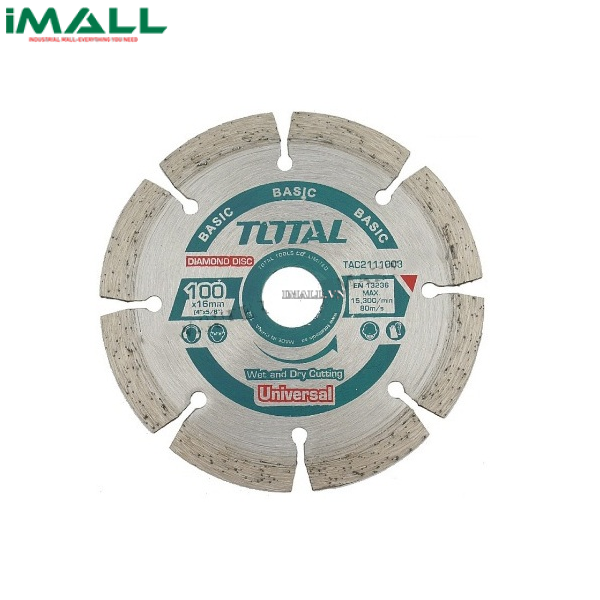 Đĩa cắt gạch khô có phủ hợp kim nhân tạo (100x20mm) Total TAC2111003-1