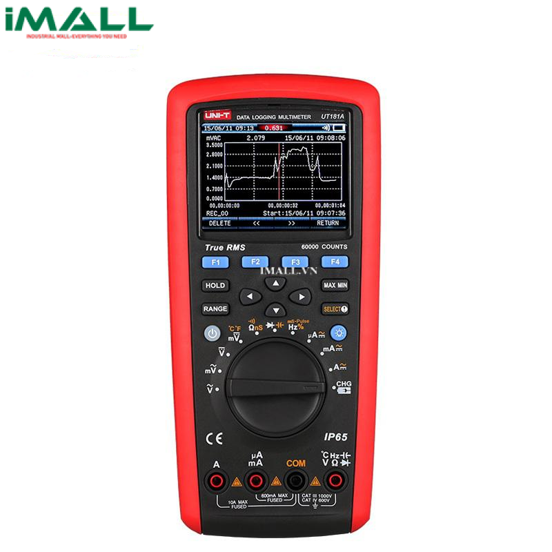 Đồng hồ vạn năng UNI-T UT181A (1000V, 10A, True RMS)