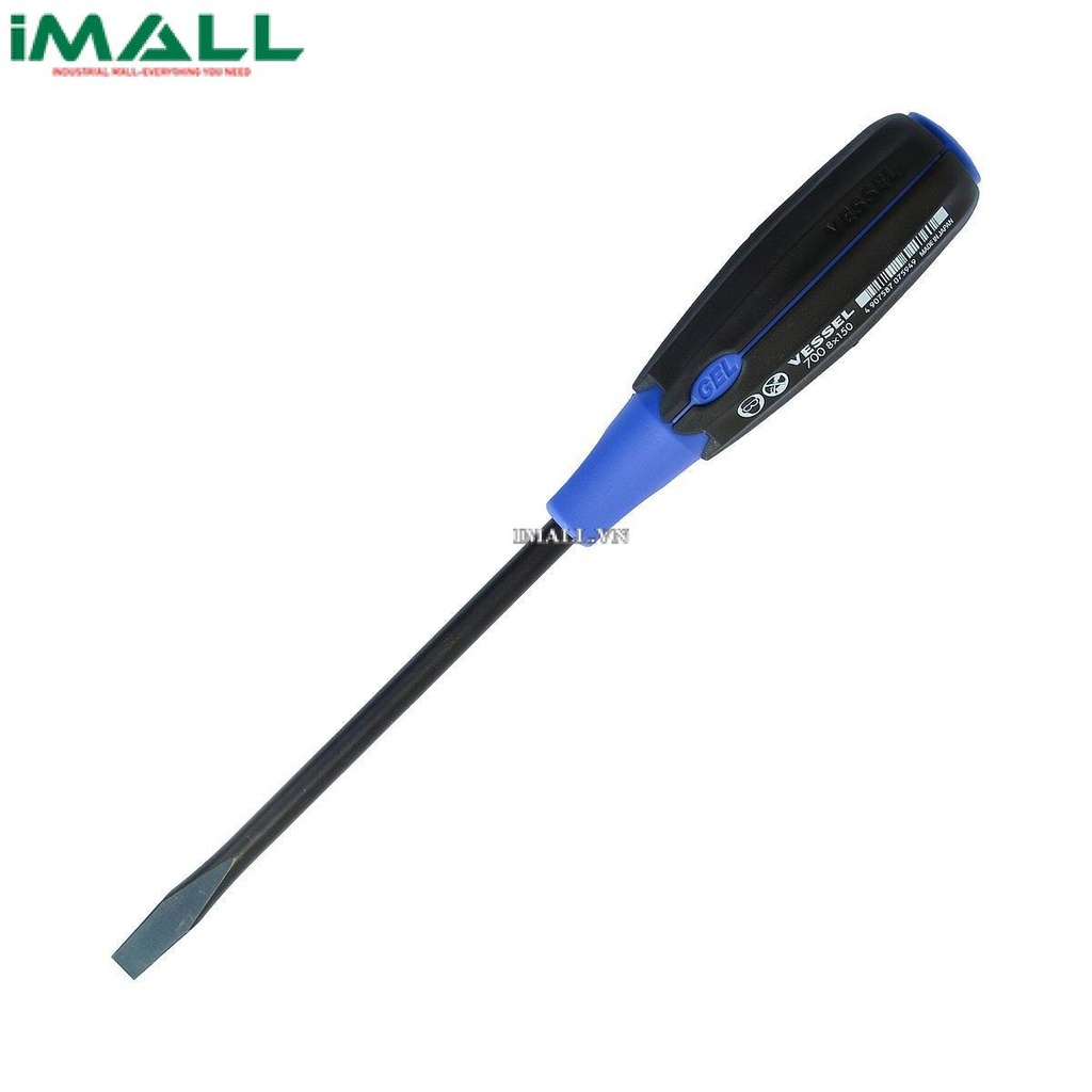 Tô vít 2 cạnh cán nhựa mềm Vessel 700 (8x150mm)
