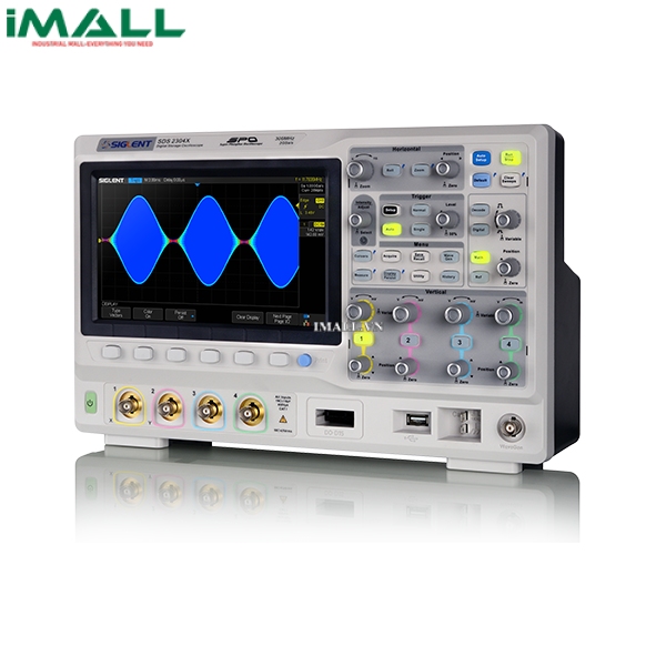 Máy hiện sóng số SIGLENT SDS2304X (300MHz; 4CH+EXT; 2GSa/s)